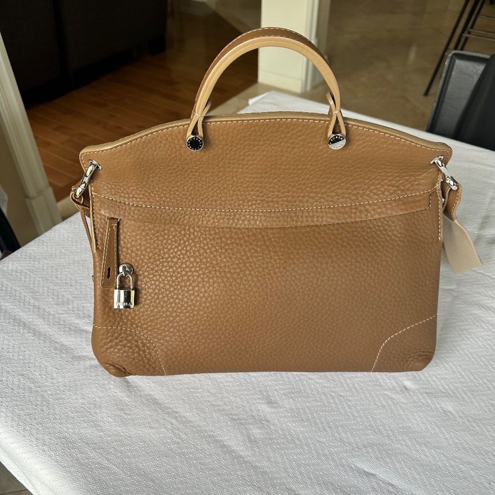 Furla Handbag/Crossbody bag, Large, Dark Camel